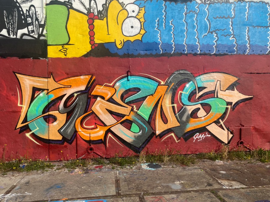 mens, ndsm, graffiti, amsterdam